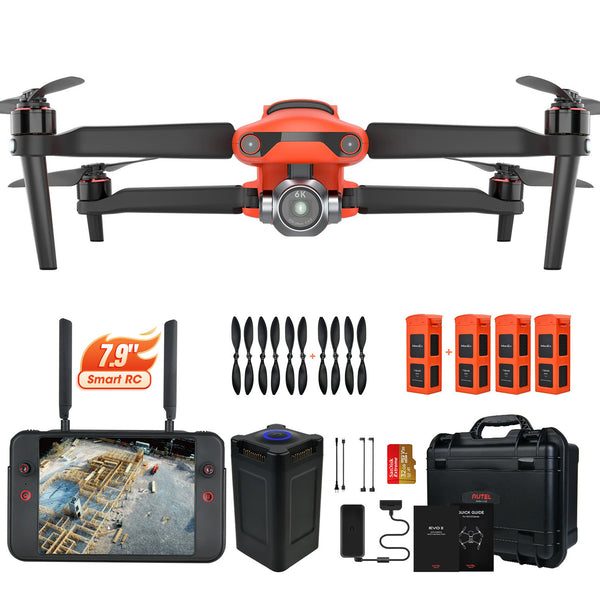 Autel Robotics EVO II Pro Rugged Bundle 6K Camera Drone Hard Case Combo V2 With Autel 7.9" Smart Controller