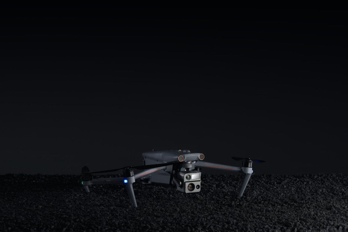 Nighttime Wildfire Rescue Drone Autel EVO Max 4N
