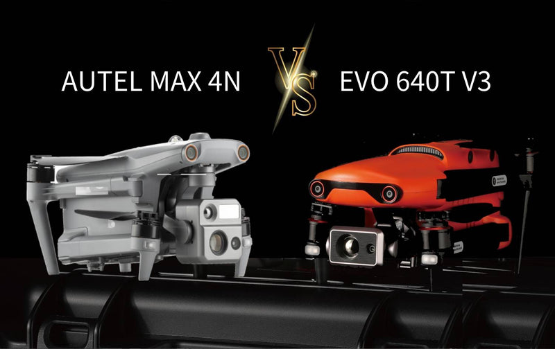 Autel EVO II 640T V3 VS EVO MAX 4N | Night Vision Comparison