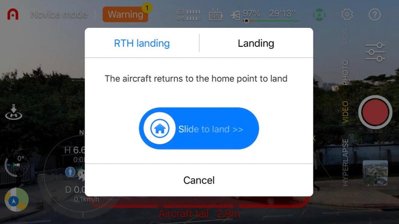 Automatic RTH Function of Autel EVO II Drone