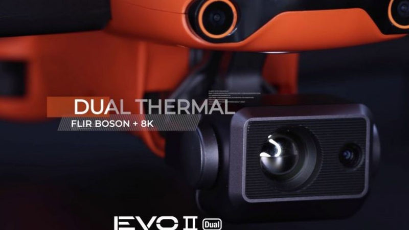 Autel EVO II Dual 640T: Up to 38 Minutes + 8K 24fps, 48MP, 1/2 CMOS