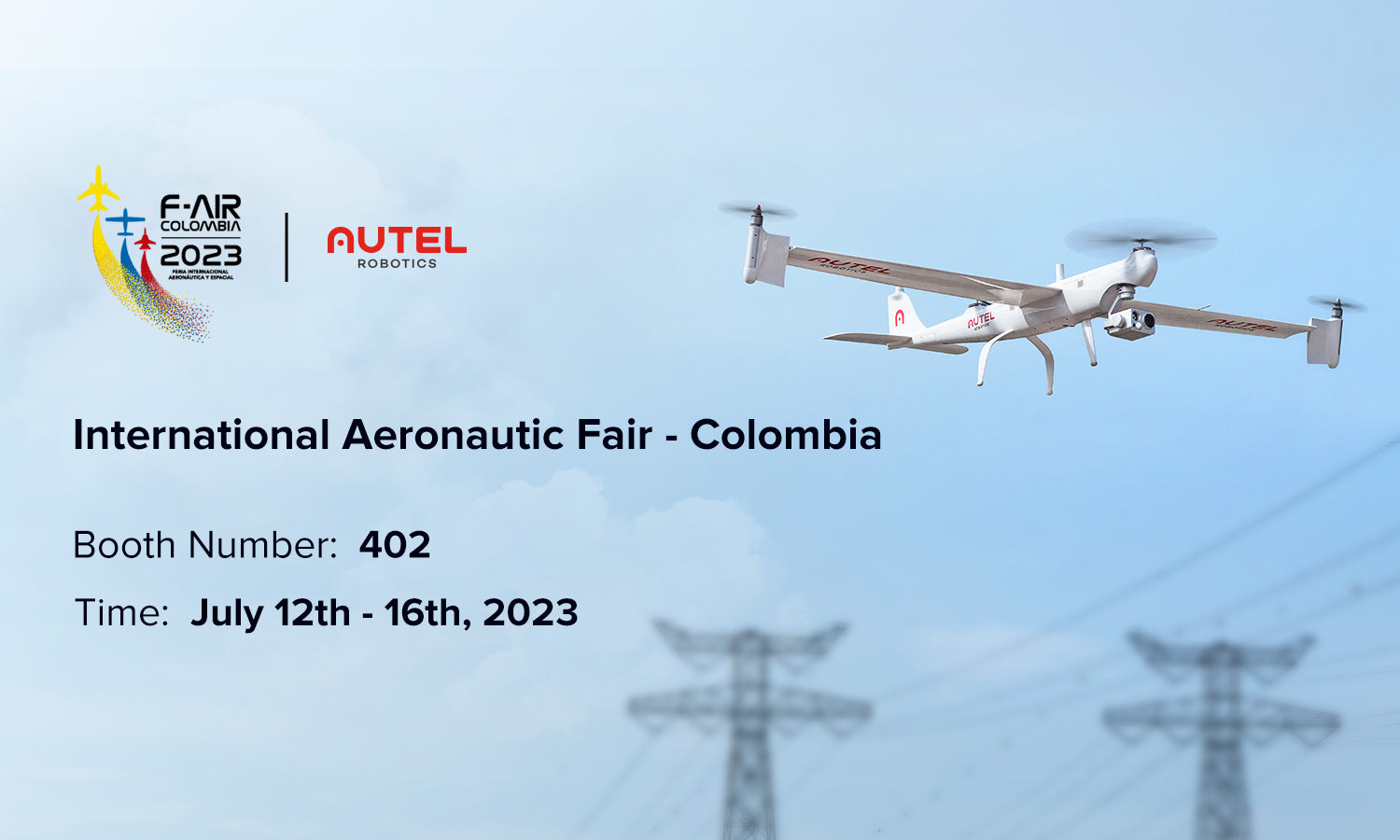 Autel Robotics Attending F-AIR Colombia, 2023