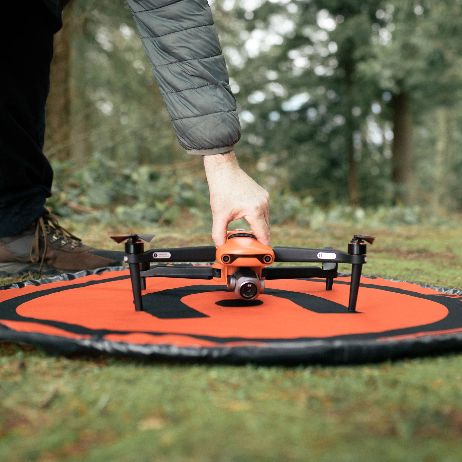 Weighted Drone Landing Pad