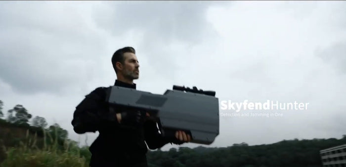 Digital Anti UAV Drone Jammer Interference SKyfend AFA100