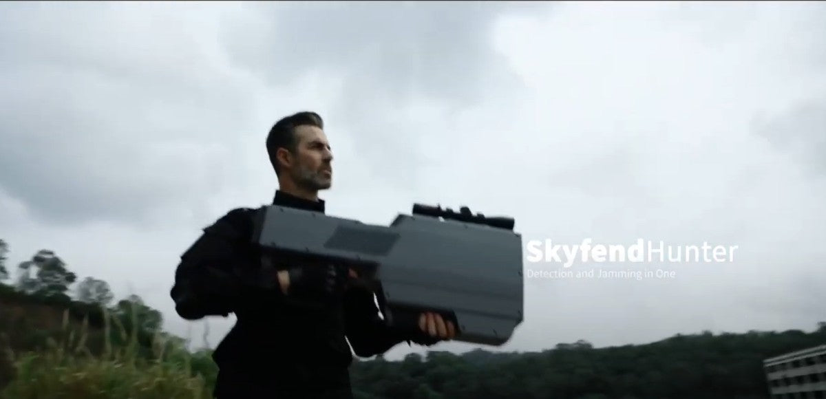 All-weather Drone Detection Jammer Skyfend AFA100
