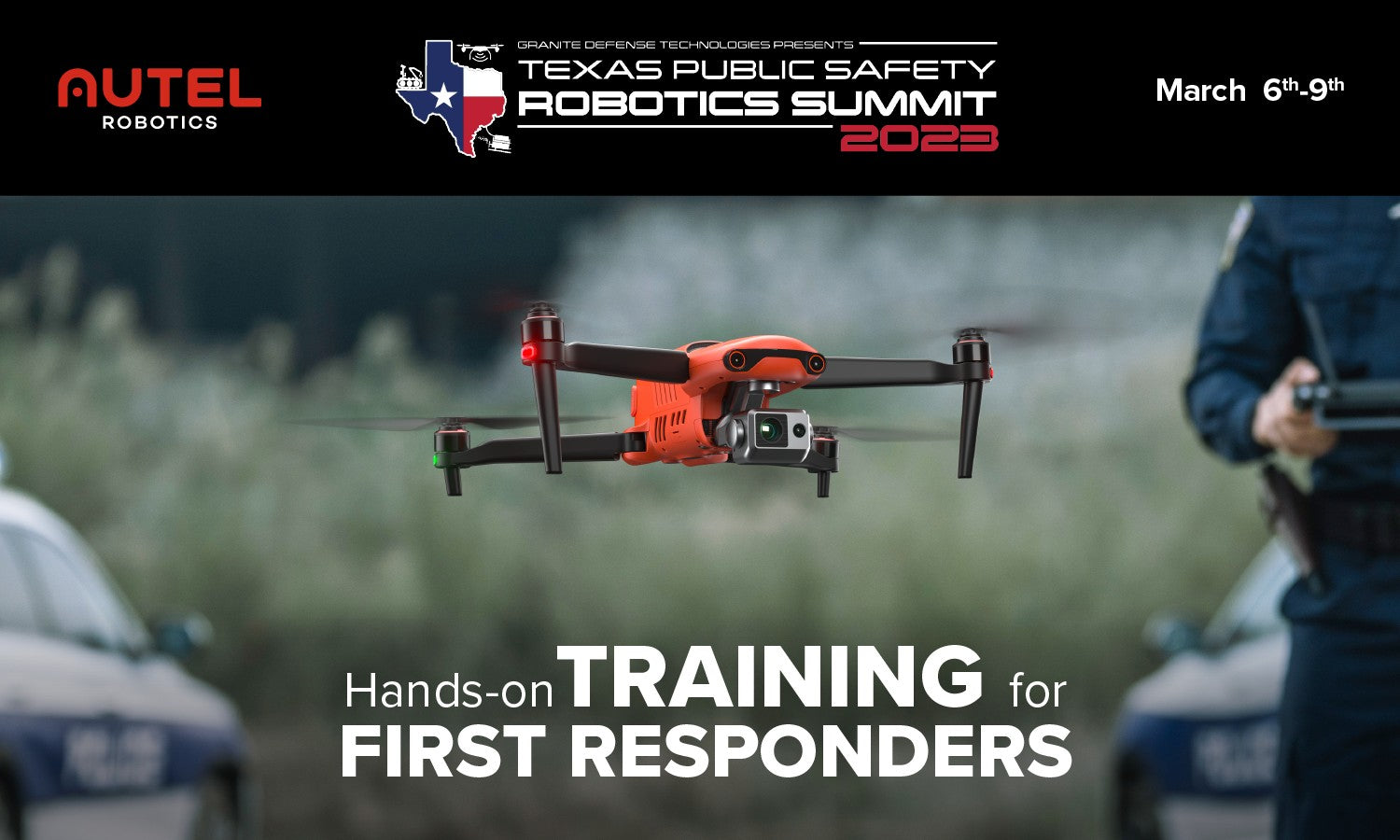 Autel EVO II V3 in Texas Public Safety Robotics Summit 