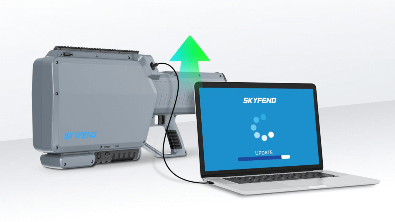 Upgrade The Firmware of The Drone Jammer Skyfend AFA100