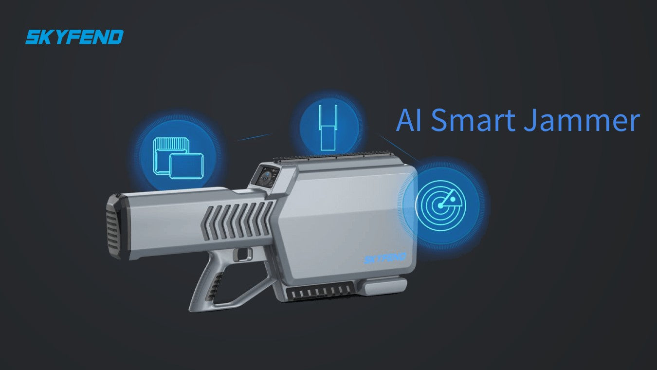 AI Intelligent Jamming Drone Gun Skyfend AFA100