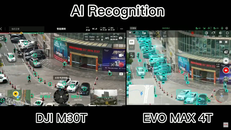 Autel EVO MAX 4T VS DJI M30T: Recognition Function