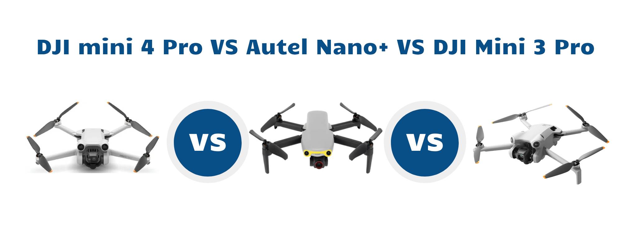 The Best Affordable 4K Drones: DJI Mini 4 Pro VS Autel EVO Nano+ VS DJ