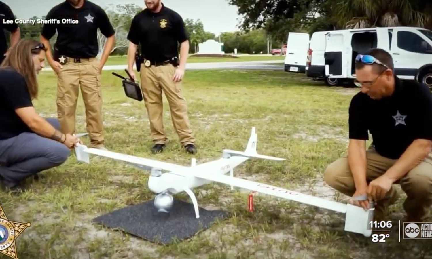 Dragonfish VTOL Drone Search Brian Laundrie in Lee County