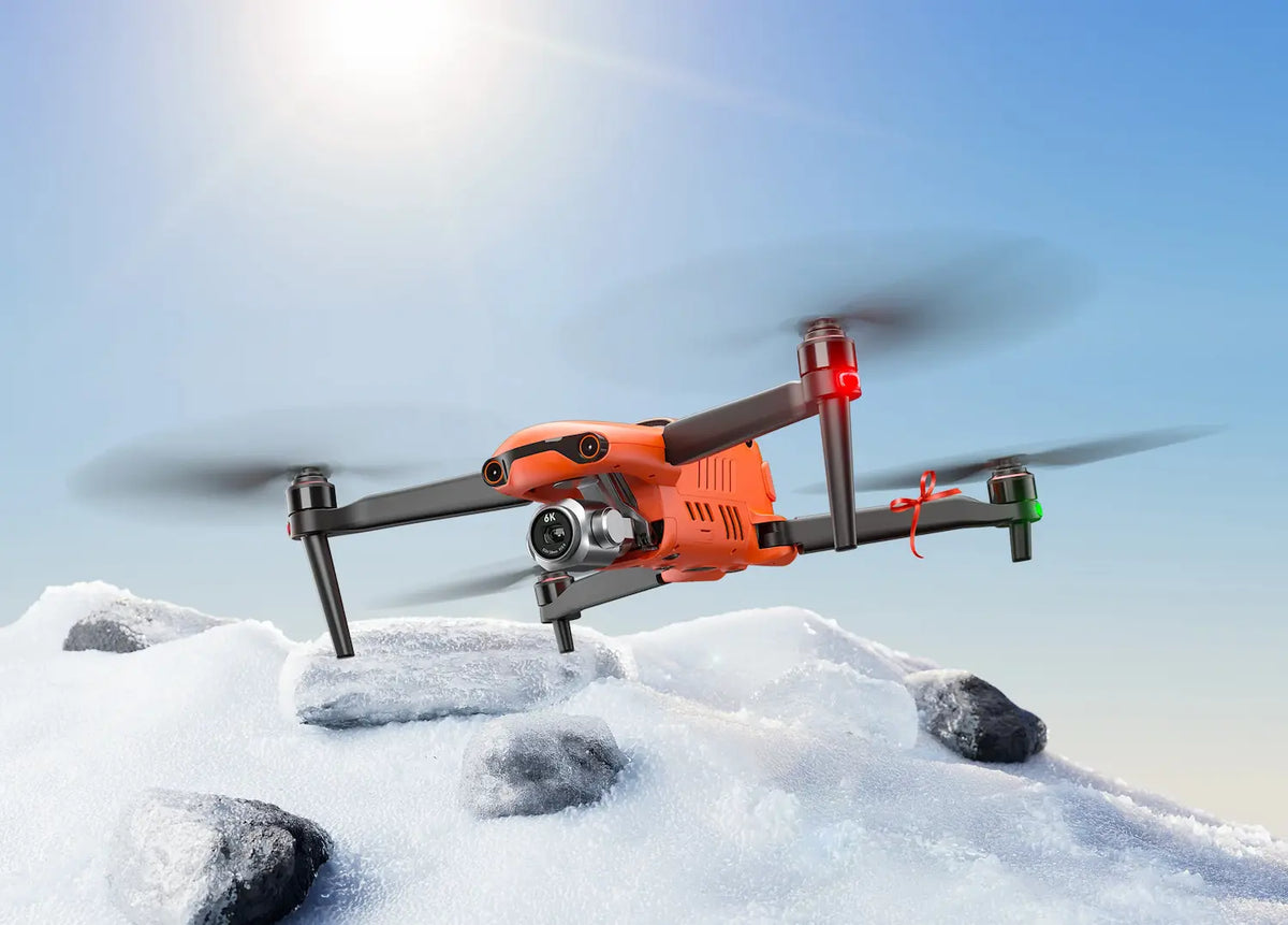 Drone Flight Under the Sun