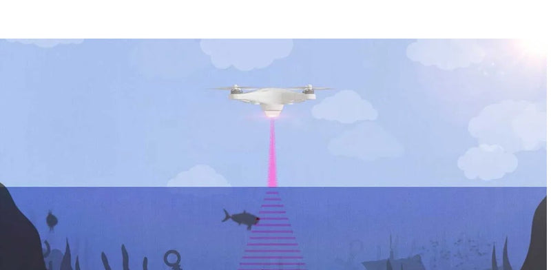 Drone Underwater Detection: Sonar Sensor