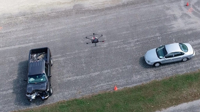Drones Used For Traffic Accident Scene Reconstruction