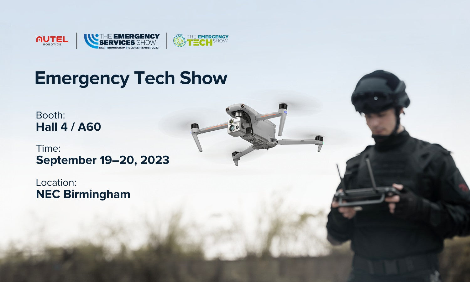 Meet Autel Robotics at the 2023 Emergency Tech Show