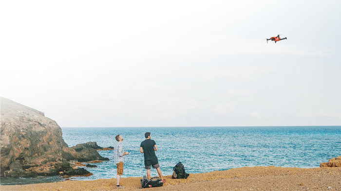 Drone Record And Take Photos At The Same Time