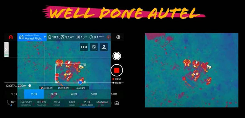 Night Search and Rescue | Thermal Camera Drone EVO II Dual 640t Demonstration
