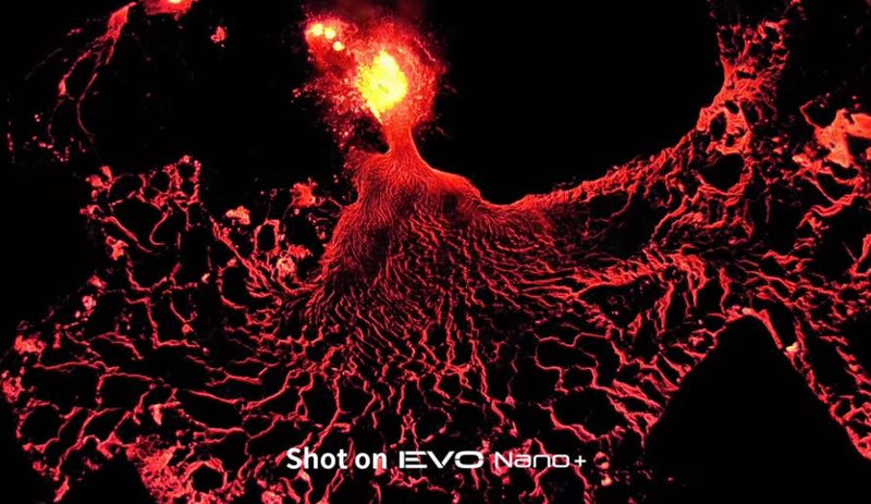 Drone Photography: Autel EVO Nano+ Captures Volcano Scene