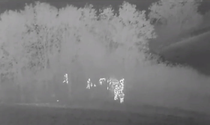 Thermal camera drone catches poachers