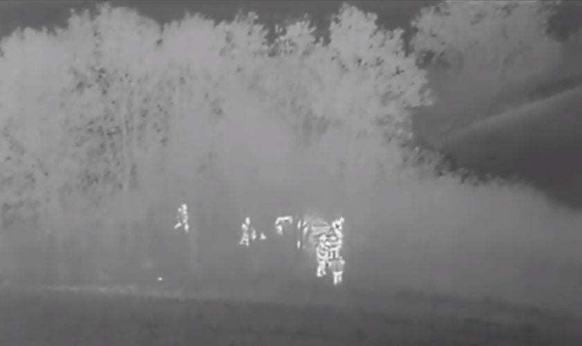 Thermal camera drone catches poachers