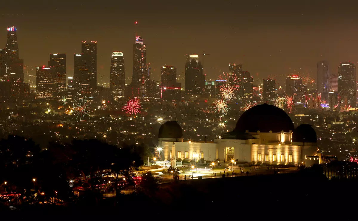 Illegal fireworks in Los Angeles