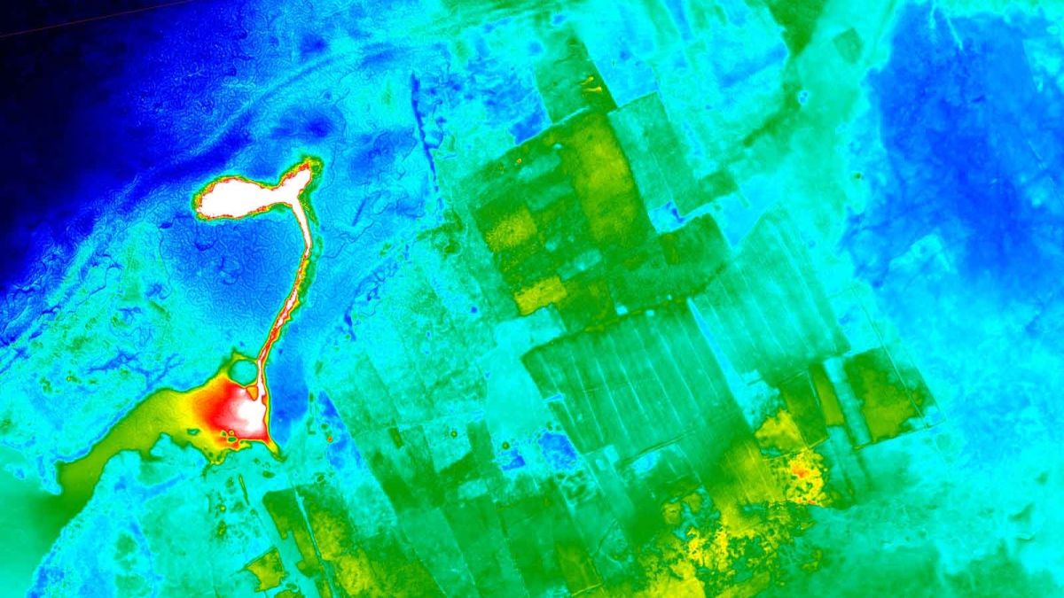 large scale thermal map
