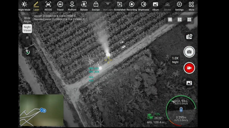 Autel EVO MAX 4N Invisible Laser for Nighttime Law Enforcement