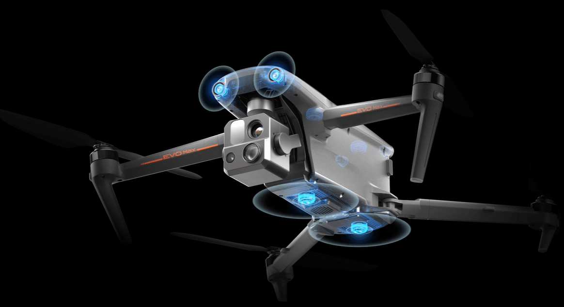 Autel MAX Drone Bypassing Obstacle Avoidance