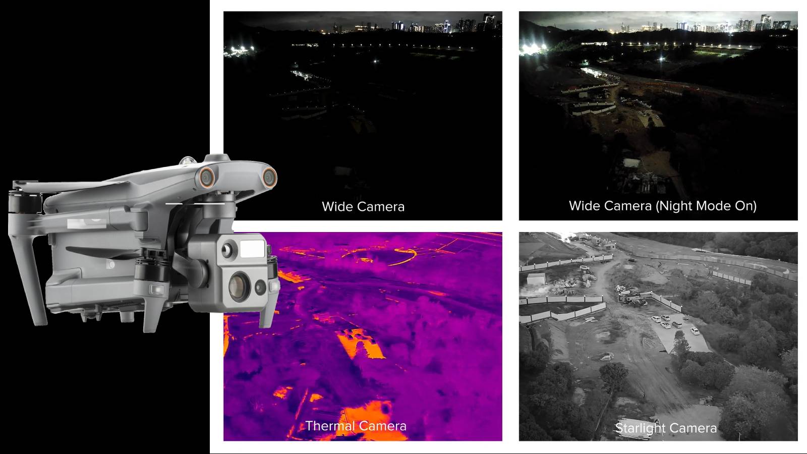 Autel EVO MAX 4N Camera Comparison In Low Light