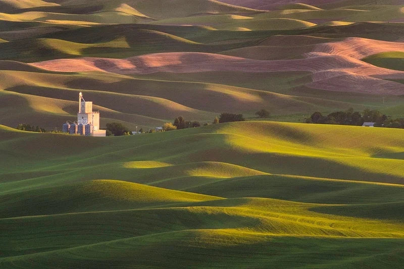 EVO II Pro V3 6K Drone Aerial Photography: Palouse Hills Farmland