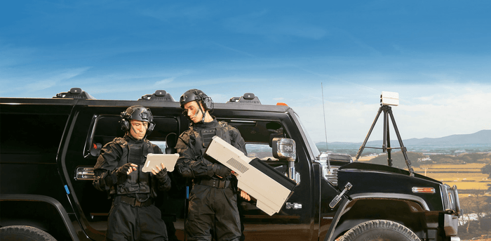 Anti-drone Guns with Displays