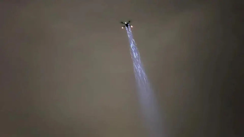 Thermal Imaging Drones in Rainy Night Search and Rescue