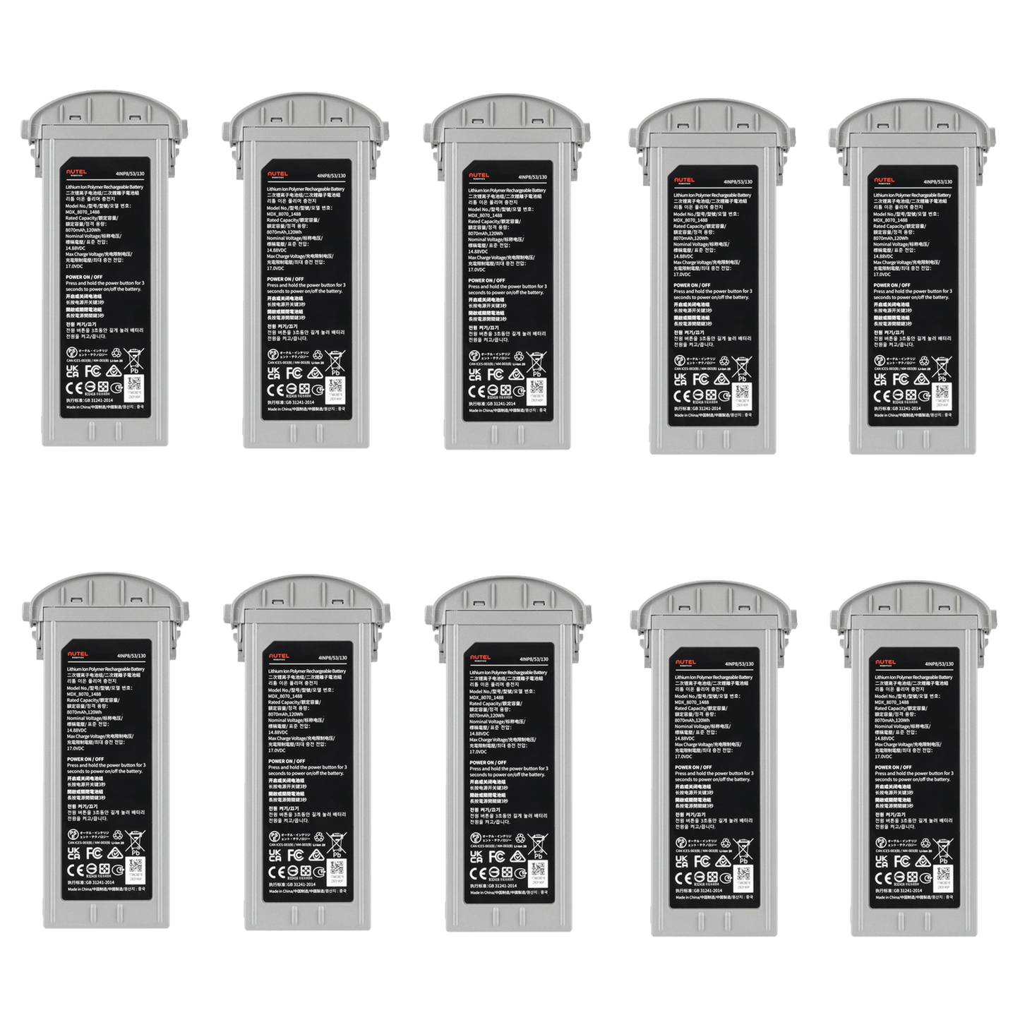 Autel max battery*10