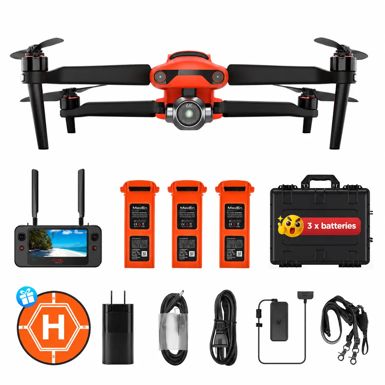 Autel EVO 2 Pro V3 3*Batteries Bundle
