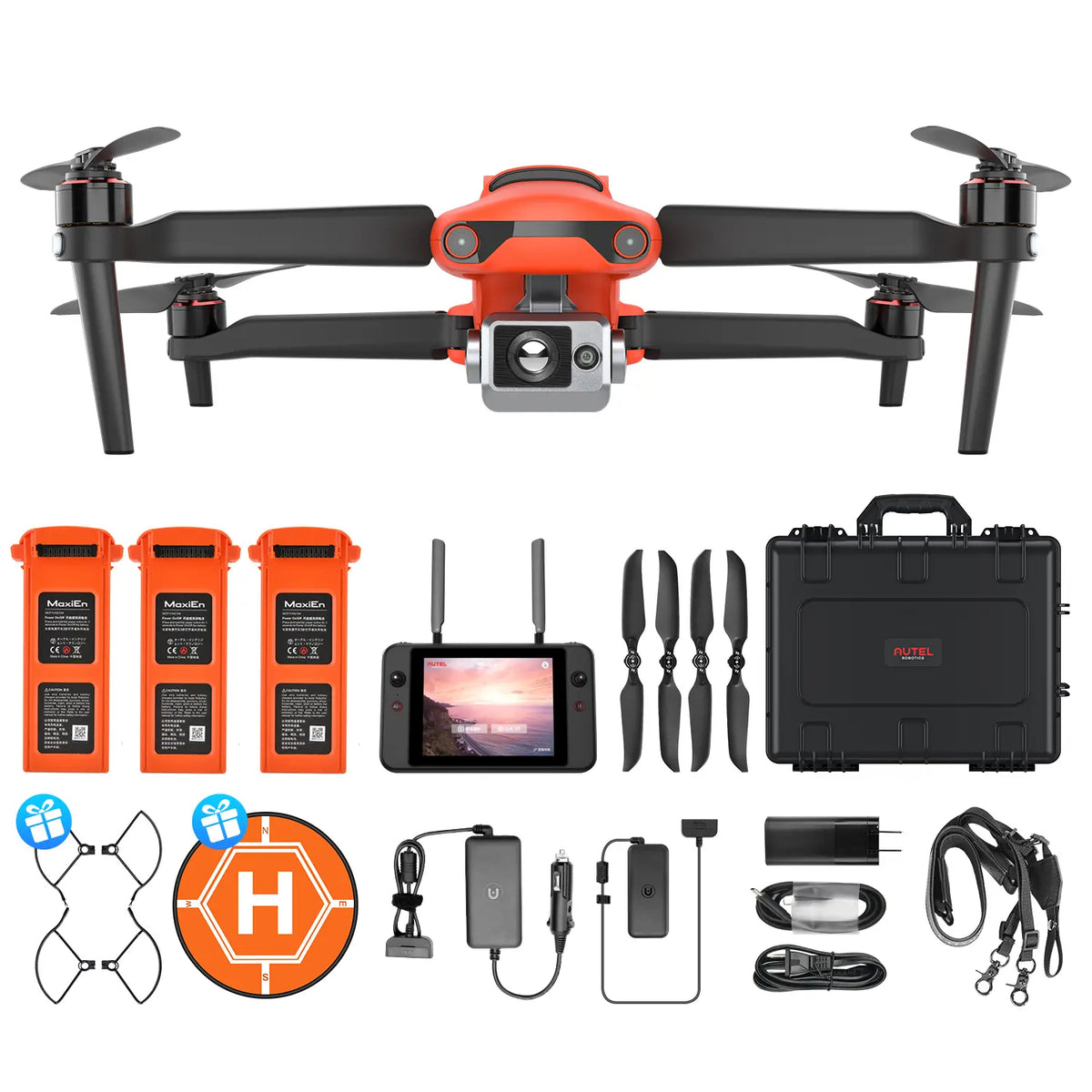 Drone Thermal 640T Dual II EVO Autel Autel　640T　赤外線カメラ - V3 Bundle Enterprise ビデオカメラ