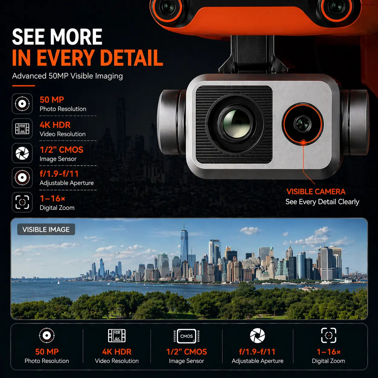 Autel EVO II Dual 640T v3 2026 
Visible Camera