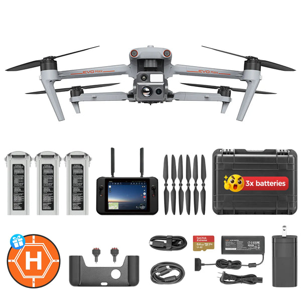 Autel EVO Max 4N V2 3x batteries bundle