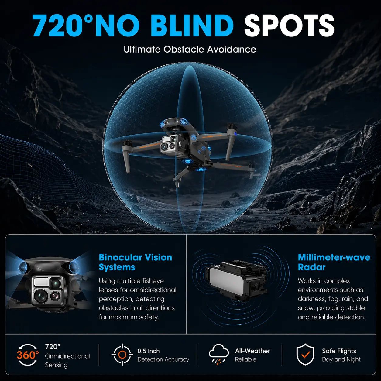Autel EVO Max 4T V2 Obstacle Avoidance 