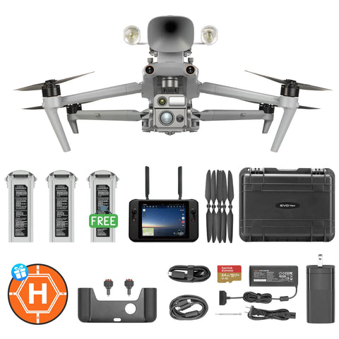 EVO MAX 4N Speaker and Spotlight D drone 3*batteries bundle
