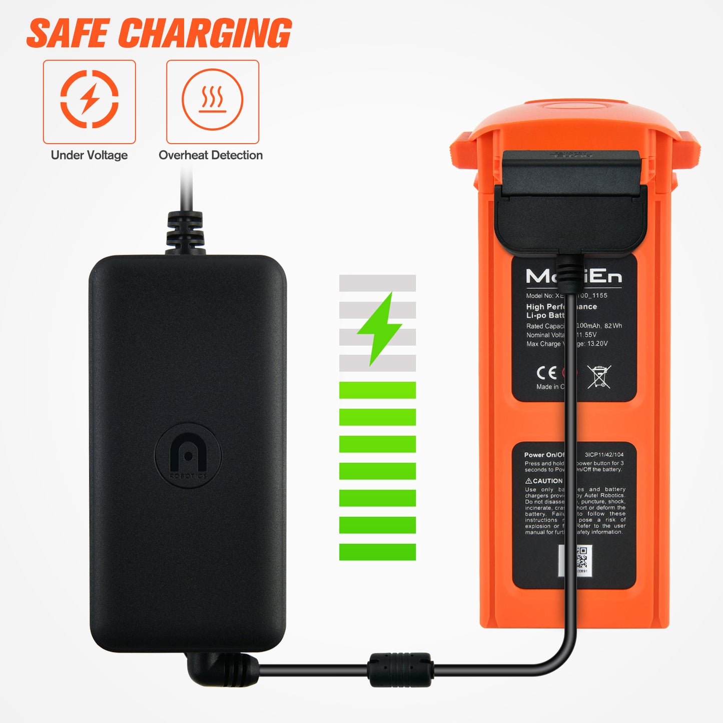 Autel EVO II Car Charger safe charging