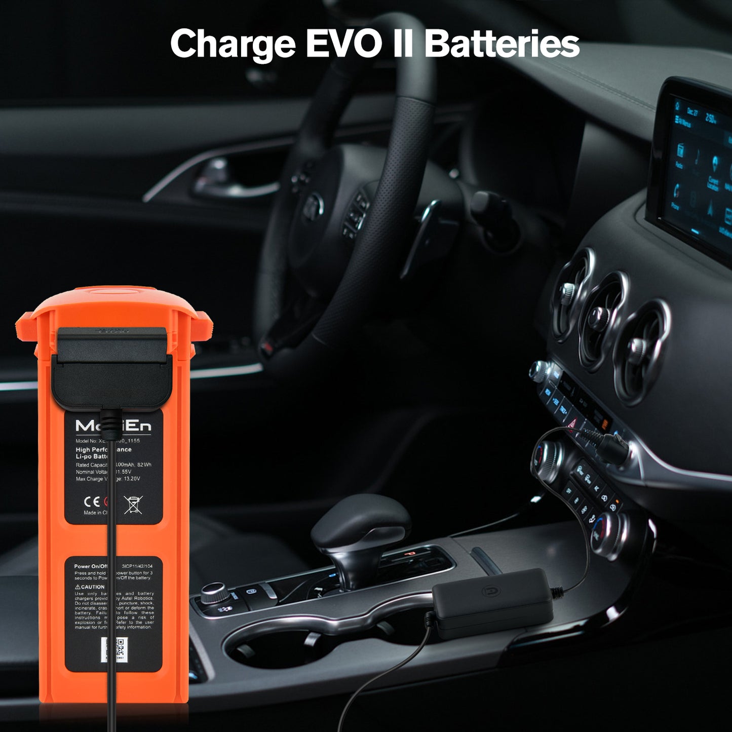 Autel EVO II Car Charger for EVO II Battery
