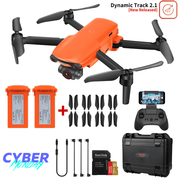 Autel Robotics EVO Nano+ Drone Rugged Package Orange