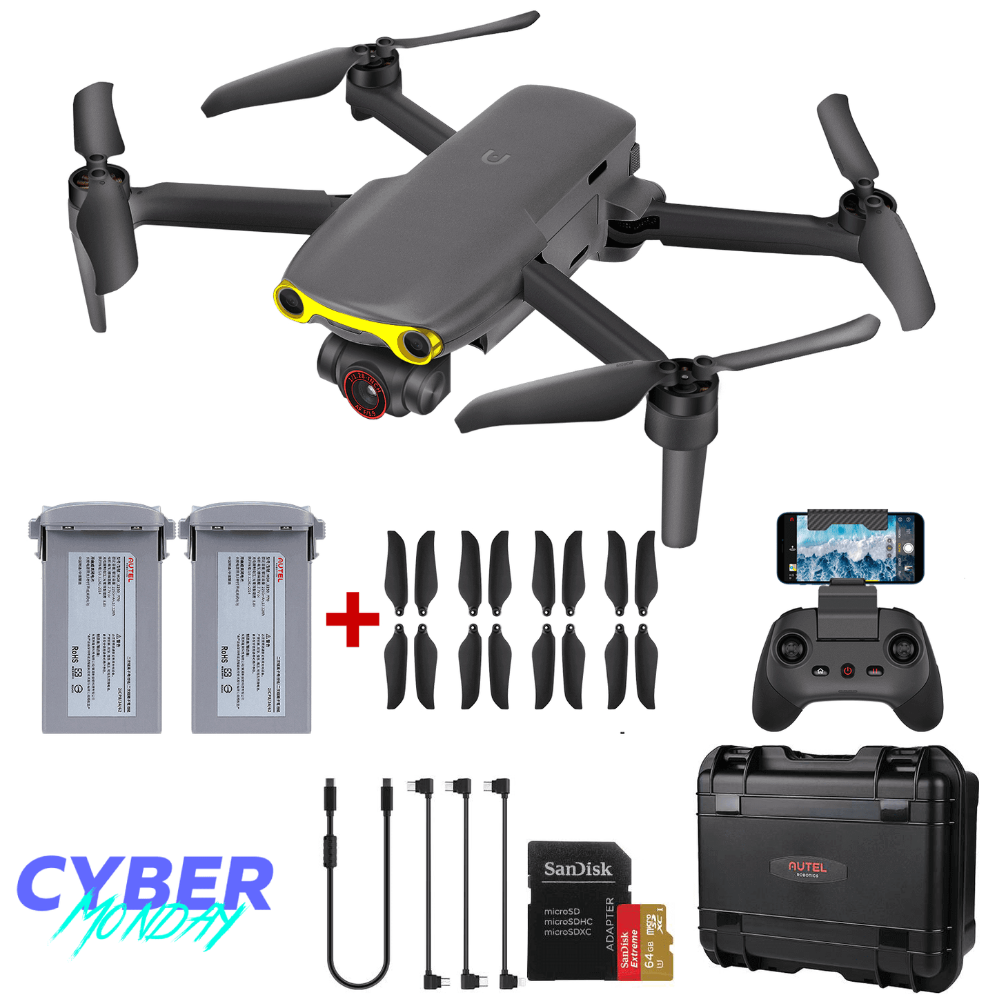 Autel Robotics EVO Nano+ Drone Rugged Package Gray