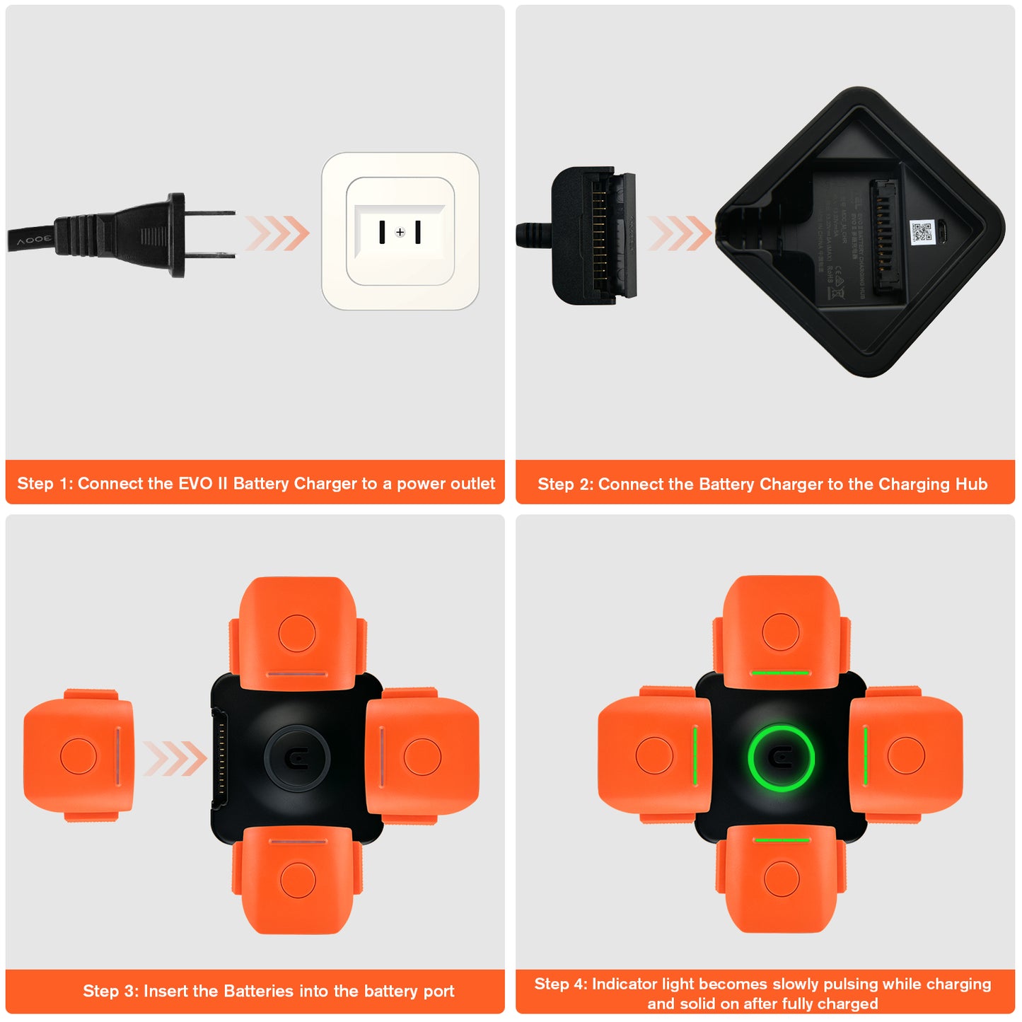Autel Robotics EVO II Battery Charge Hub Multi-battery charger - Autelpilot