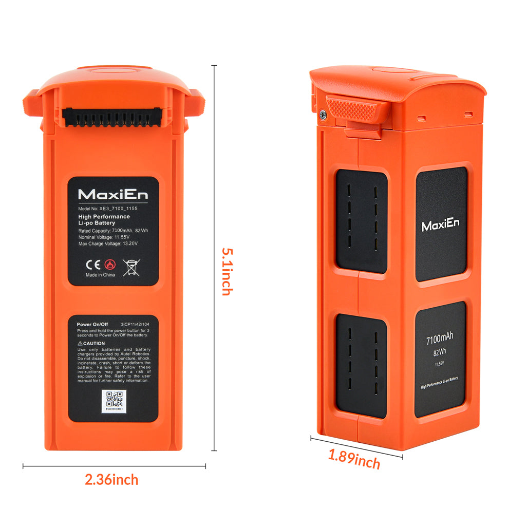 Autel Robotics EVO II Drone Battery MaxiEn 7100mAh Li-po Battery
