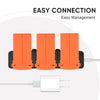 Autel EVO Nano Battery Multi-charger can charge up to 3 batteries use the AC adapter