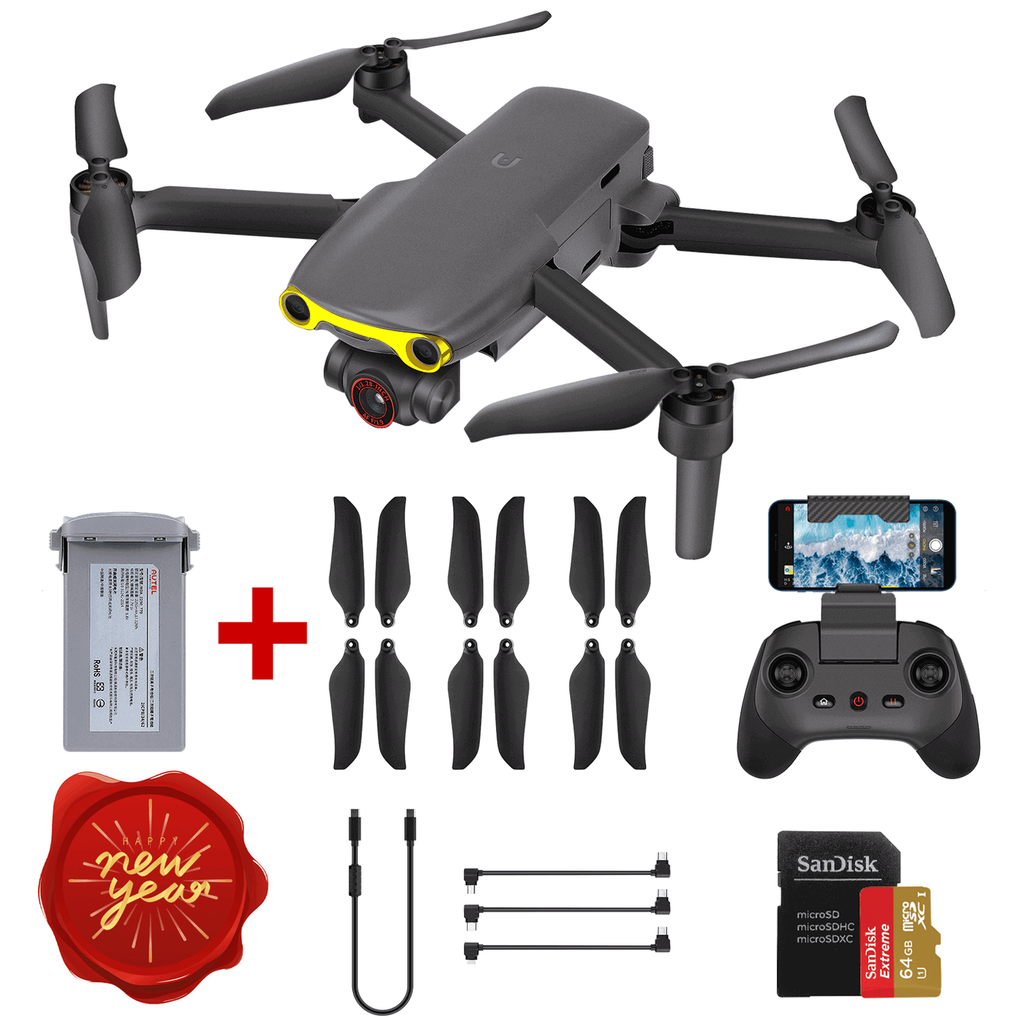 Autel Robotics EVO Nano+ Drone Standard Package Gray